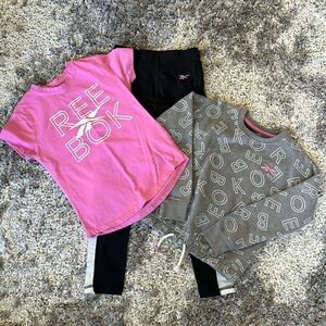 Little girl’s Reebok matching set bundle